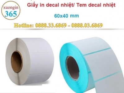 Giấy in decal nhiệt K60x40