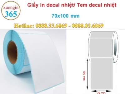 Giấy in Decal Nhiệt 70x100